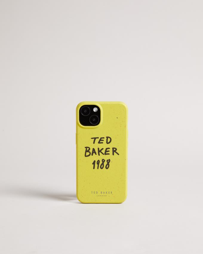 Coque Ted Baker 1988 Biodegradable iPhone 13 Vert Homme | SYN-54533360